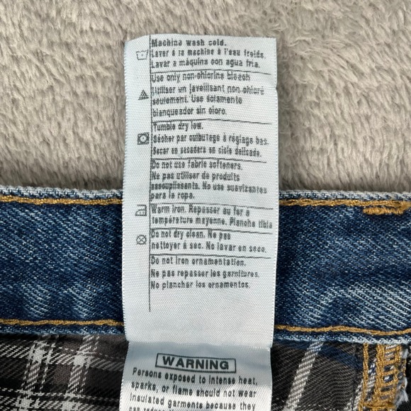 Carhartt Relaxed Fit Straight Leg Denim Jeans Mens Blue Size 36x30 B172 DST - Picture 11 of 12